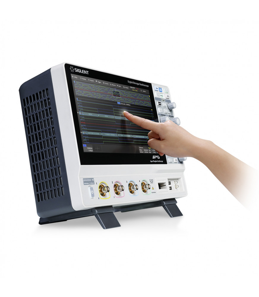 Siglent SDS2204X HD Oscilloscope 4x200 MHz 16 voies logiques mémoire